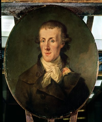 Porträt von Jacques Pierre Brissot (1754-93) von French School